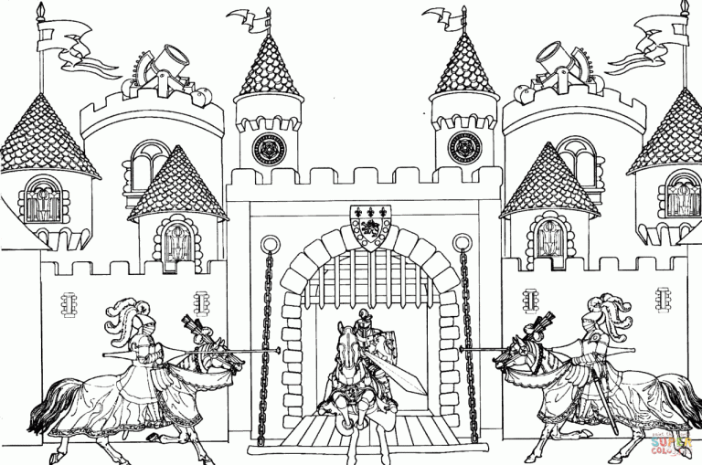 King Arthur Coloring Pages