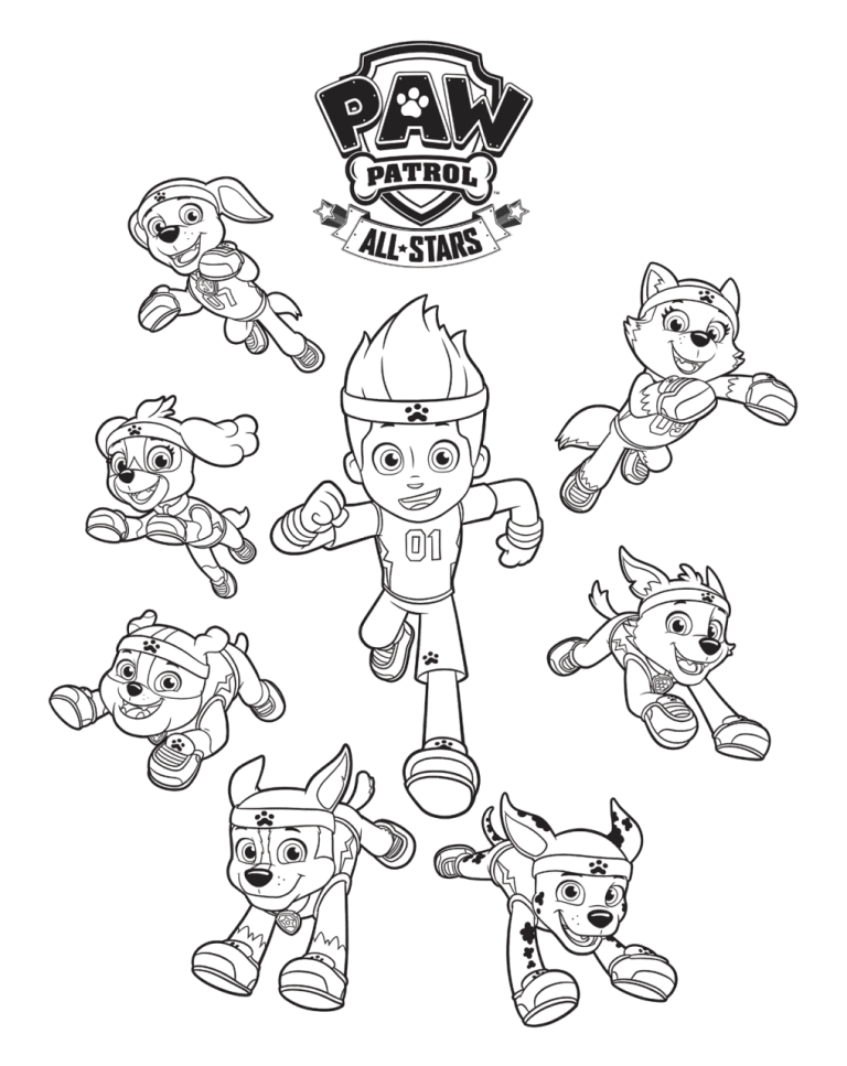 Paw Patrol Halloween Coloring Pages Pdf