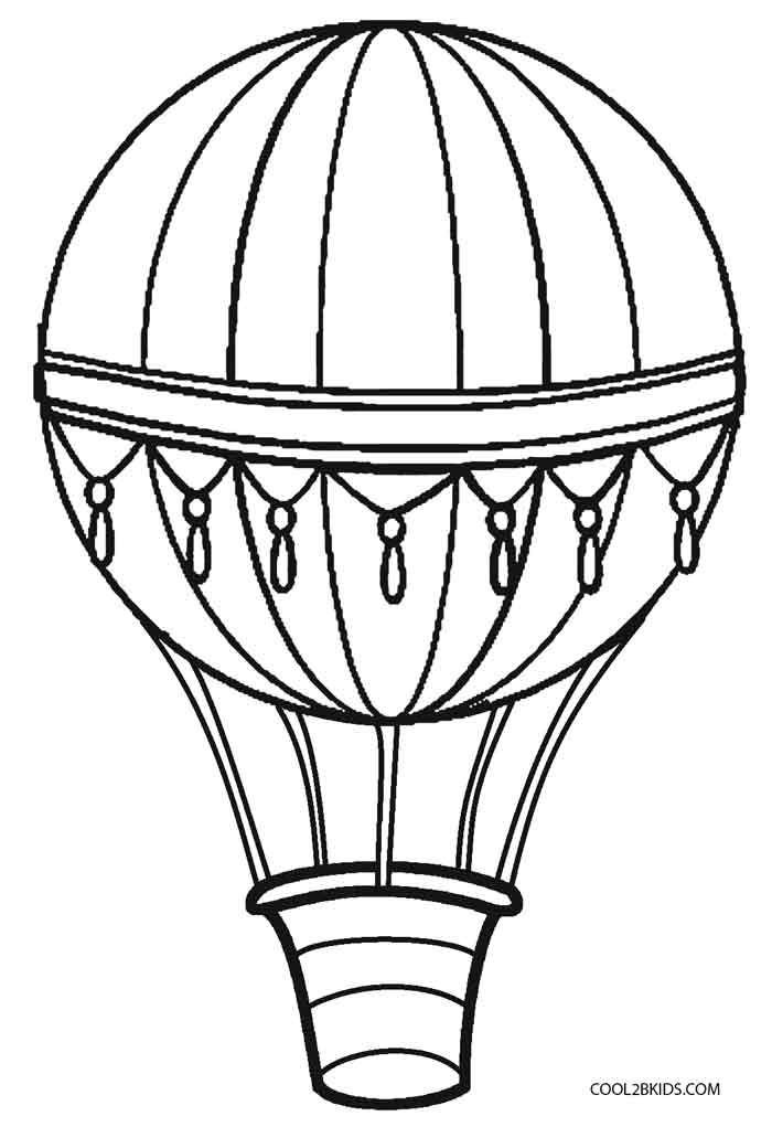 Balloons Coloring Pages To Print