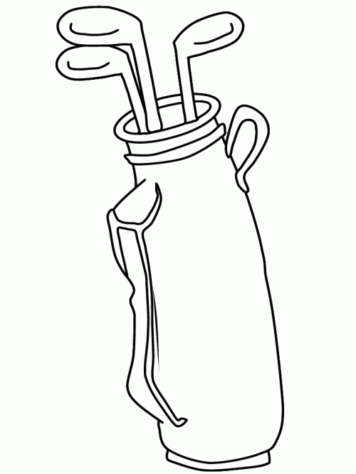 Golf Course Golf Coloring Pages