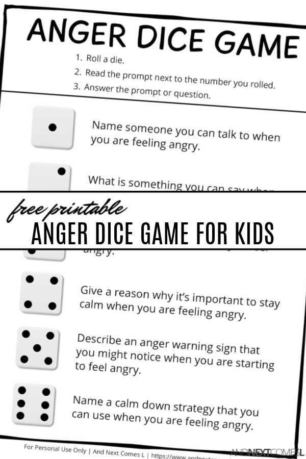 Free Printable Anger Management Worksheets For Kids