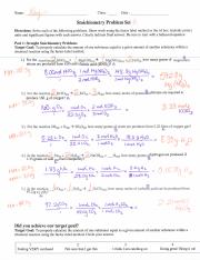 Solution Stoichiometry Worksheet With Answers Pdf