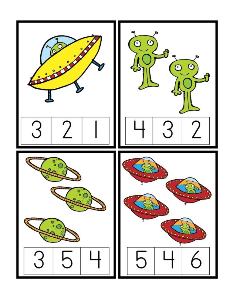 Outer Space Worksheets Preschool