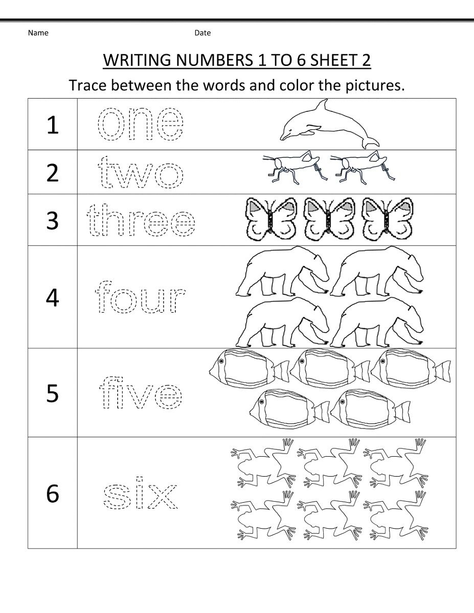 Numbers 1 10 worksheets for kindergarten pdf 742648 Myscres