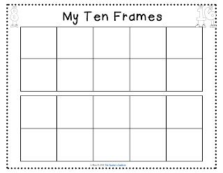 Printable Double Ten Frame Template