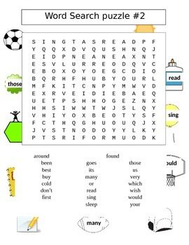 Word Puzzle Worksheets For Grade 2
