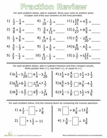 Adding And Subtracting Mixed Numbers Worksheets Pdf Common Core