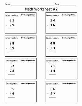 Inverse Operations Addition And Subtraction Worksheets Ks2
