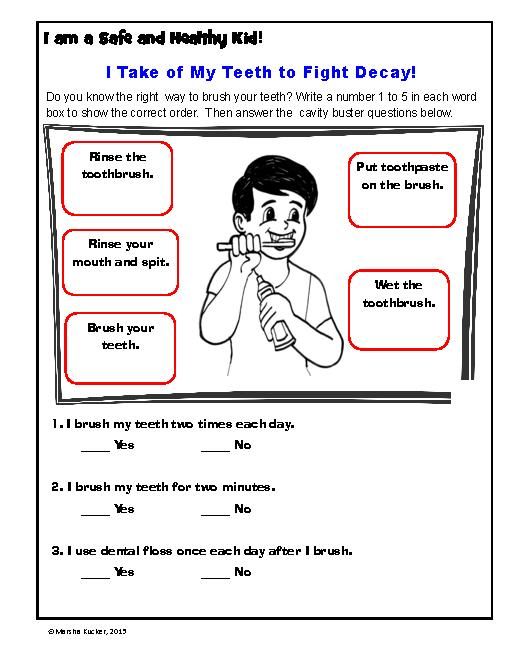 Free Printable Health Worksheets For Elementary Students