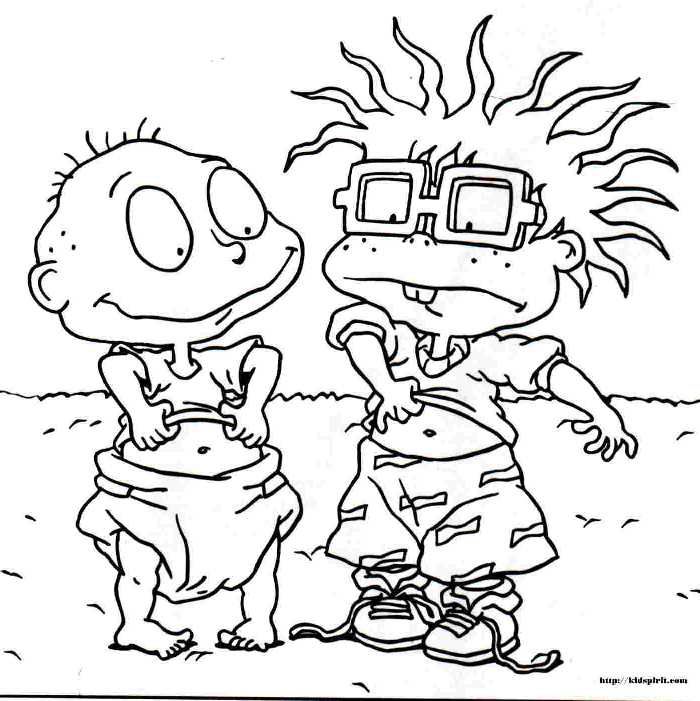 90s Nickelodeon Printable Coloring Pages
