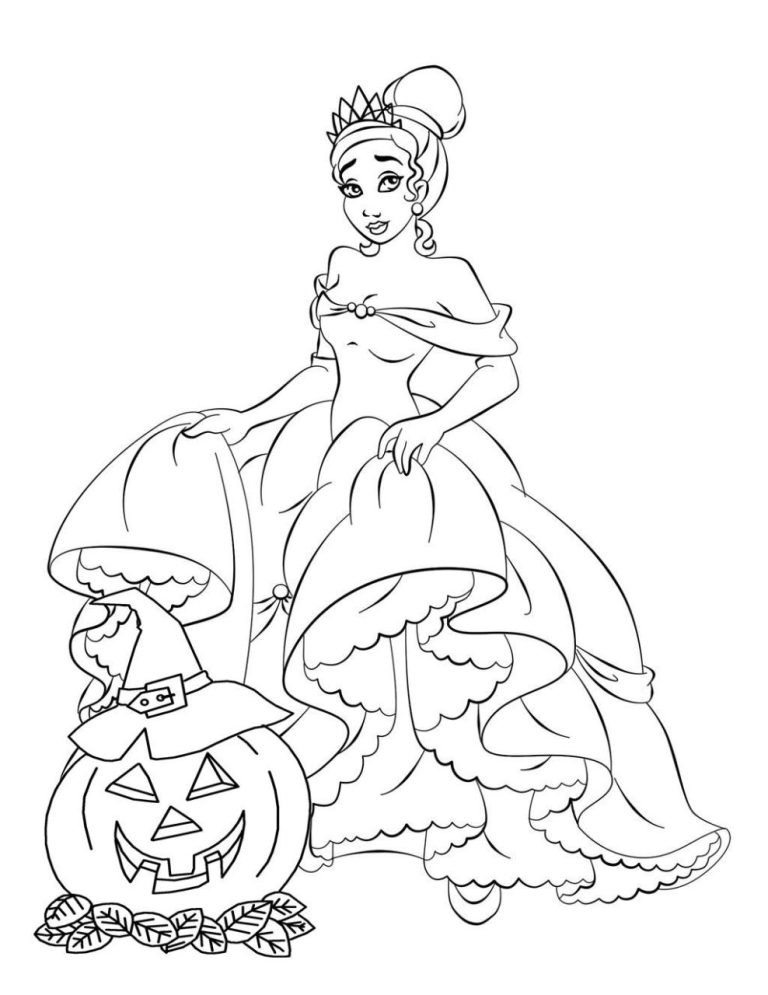 Free Coloring Pages For Girls Halloween