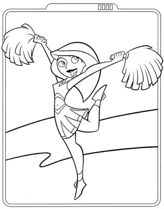 Kim Possible Coloring Pages Free