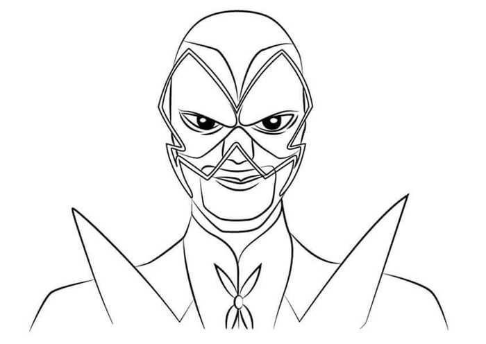 Hawk Moth Miraculous Colouring Pages