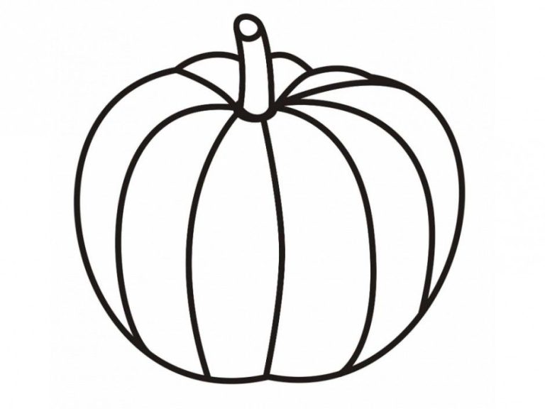 Free Pumpkin Coloring Pages For Preschoolers