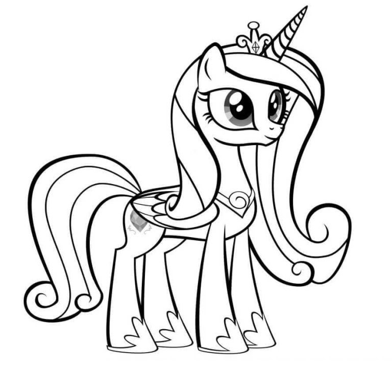 Mlp Coloring Pages Princess