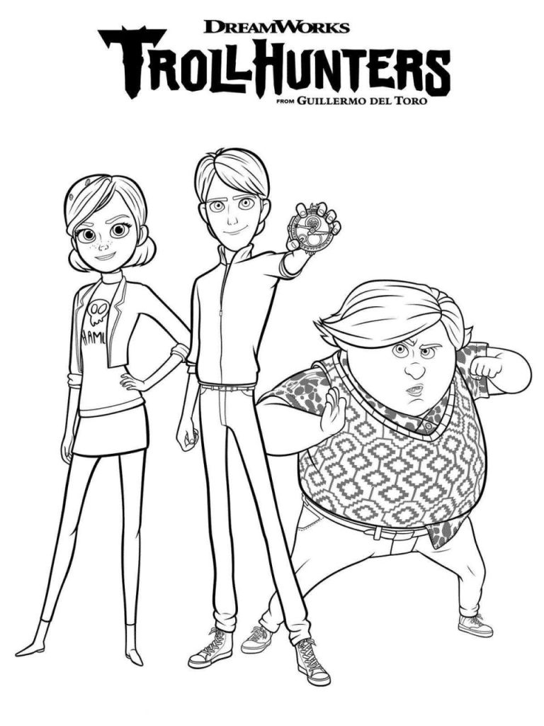 Trollhunters Coloring Pages Claire