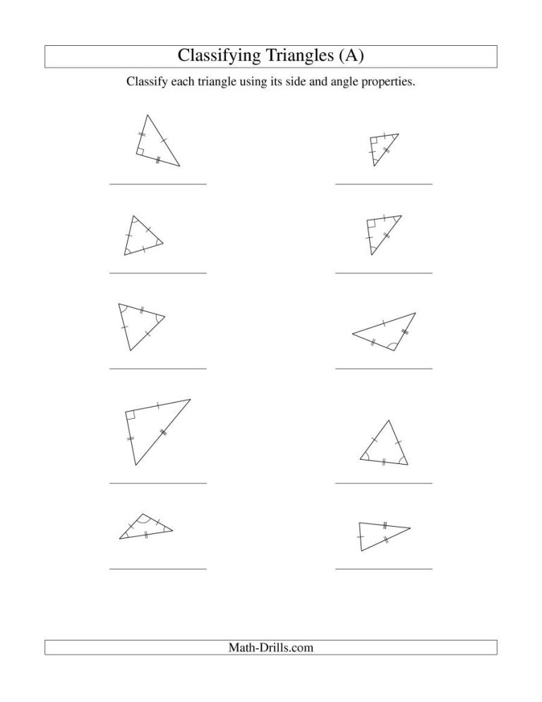 Naming And Classifying Angles Worksheet Pdf