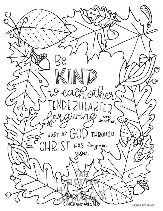 Printable Forgiveness Coloring Pages