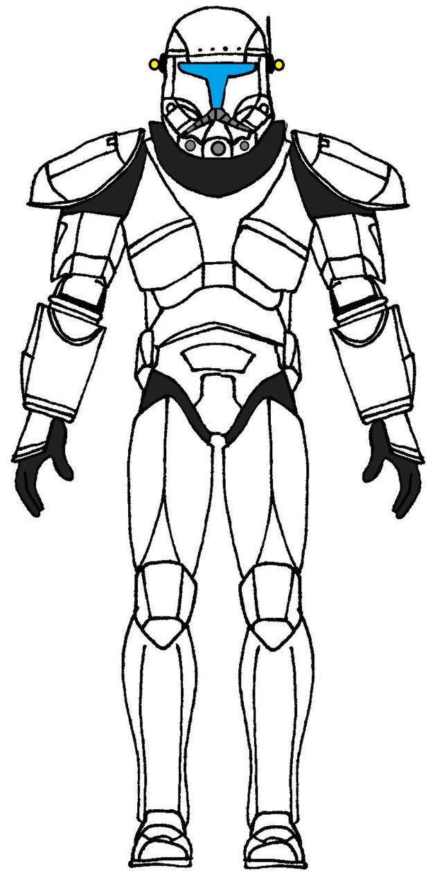 Arc Trooper Clone Trooper Coloring Pages