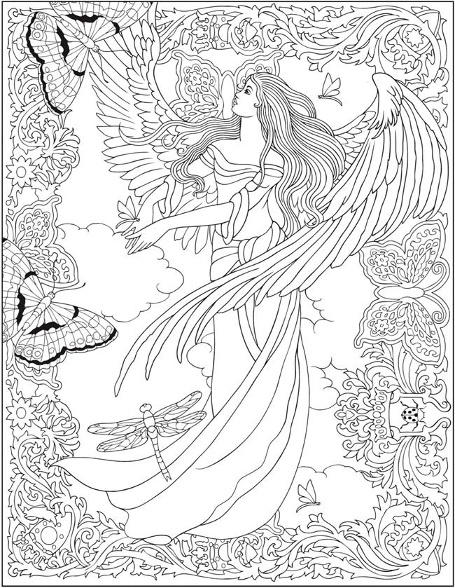 Angel Coloring Book