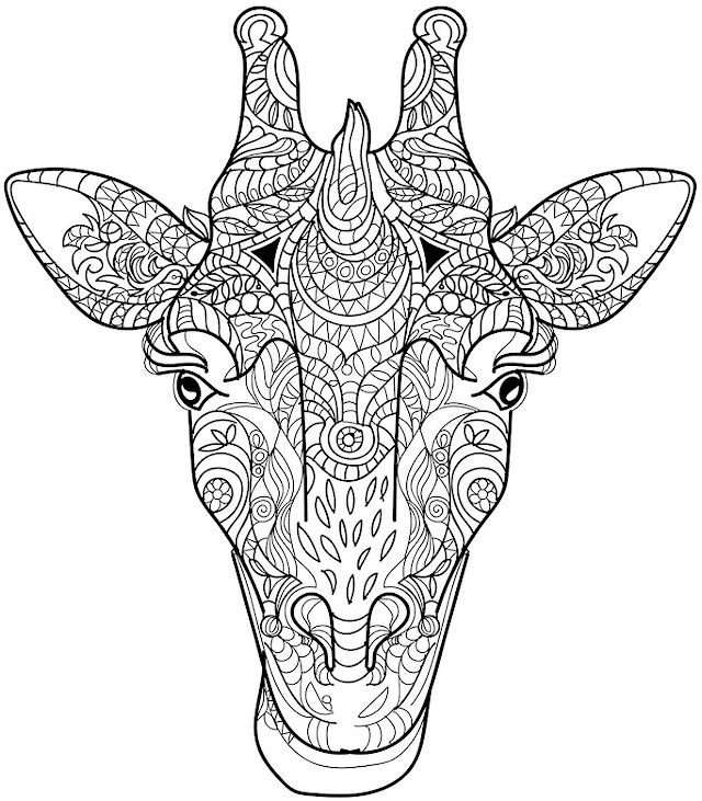 Animal Free Printable Coloring Pages For Adults Advanced