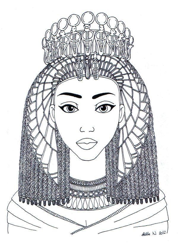 African Queen African American Coloring Pages