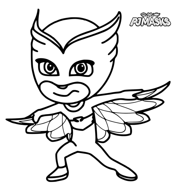 Amaya Owlette Coloring Page