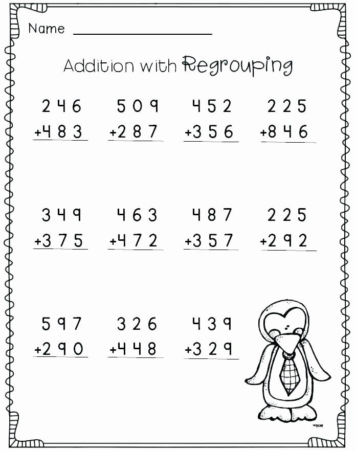 2nd Grade Rocket Math Subtraction Worksheets