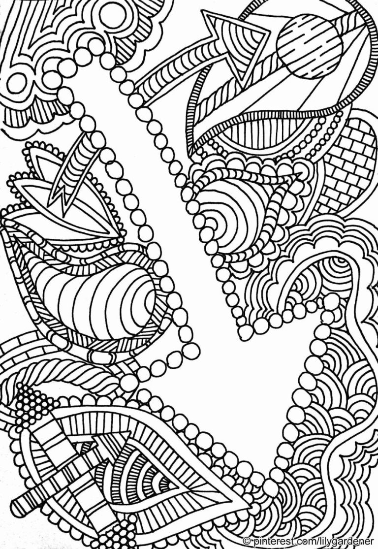Abstract Free Printable Coloring Pages For Adults