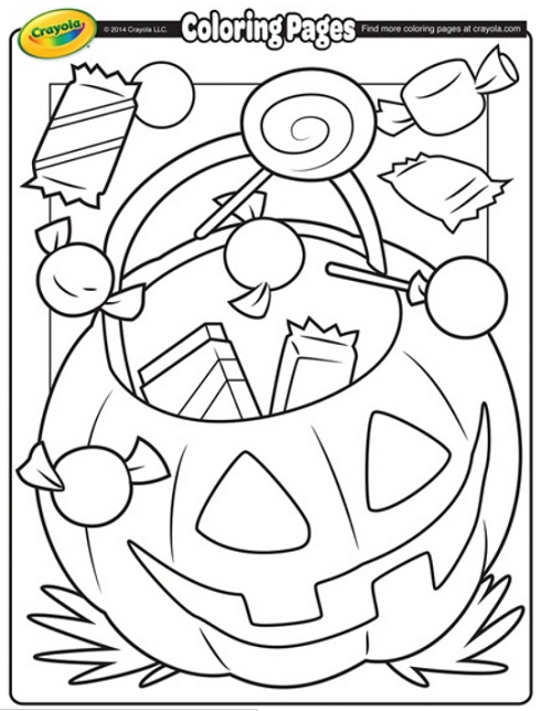Coloring Pages For Kids Halloween Theme
