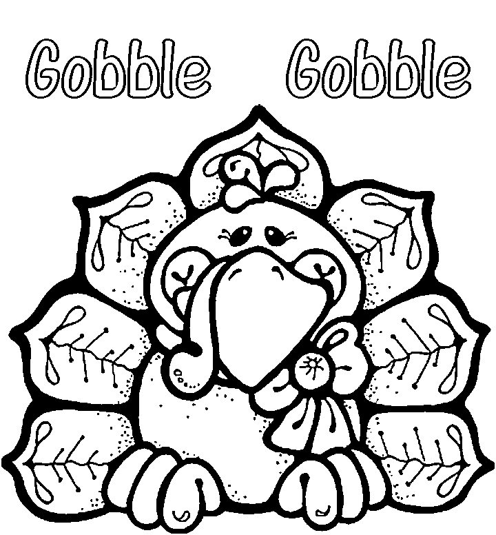 Preschool Cute Thanksgiving Coloring Pages