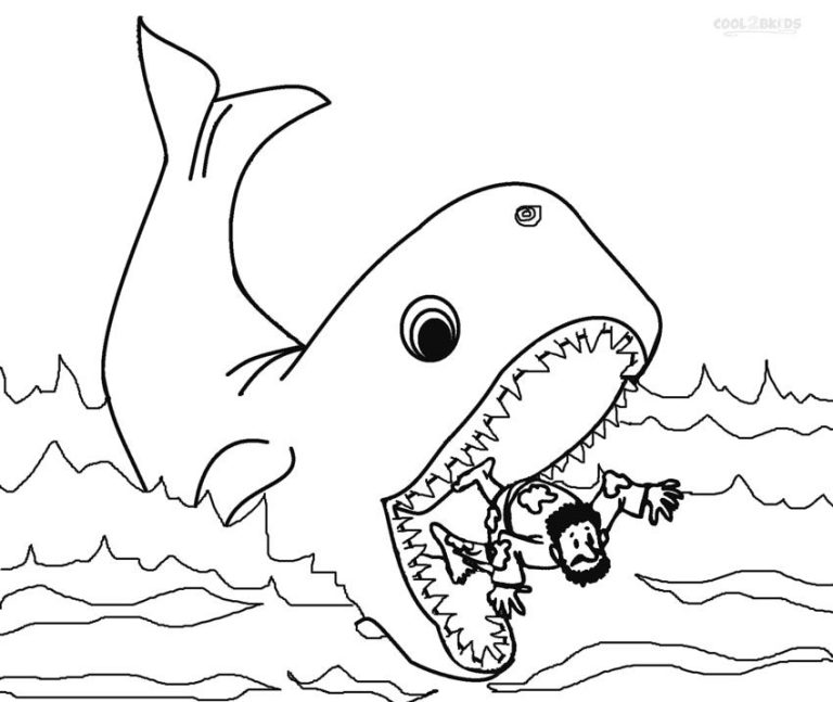 Whale Coloring Pages For Kids