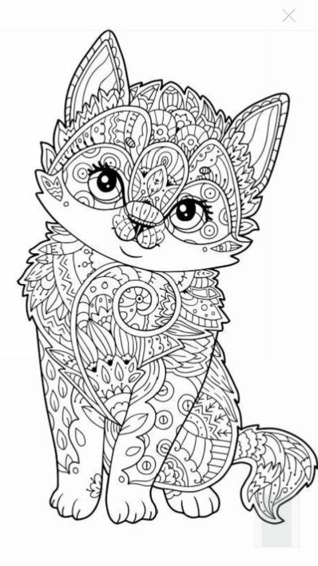 Animal Printable Detailed Coloring Pages For Adults