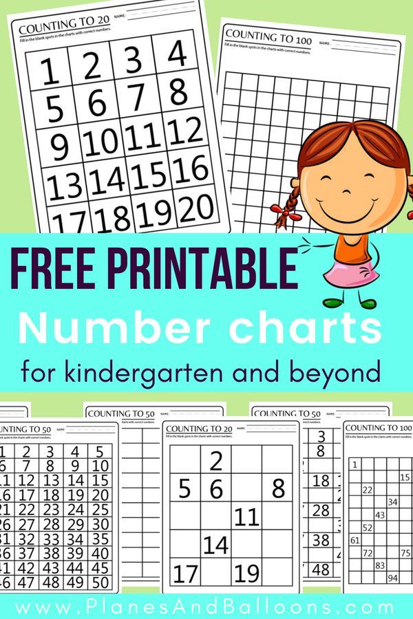 Free Printable Number Sense Worksheets For Kindergarten