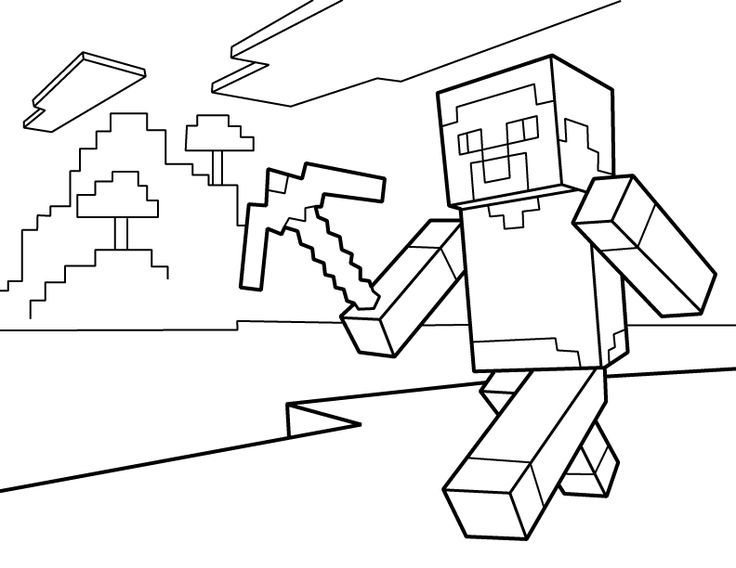Sword Minecraft Diamond Minecraft Coloring Pages