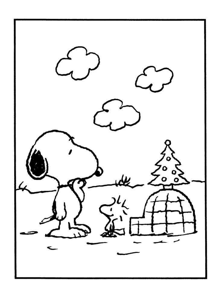 Charlie Brown Cute Thanksgiving Coloring Pages