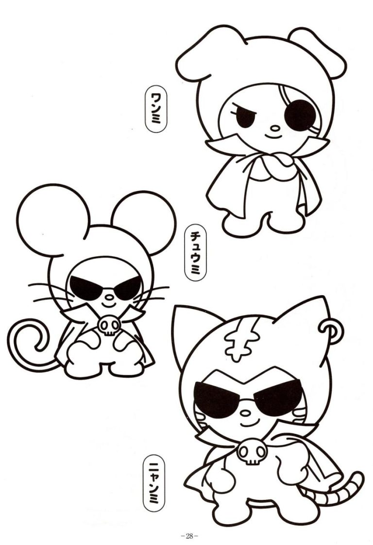 My Melody Sanrio Coloring Pages