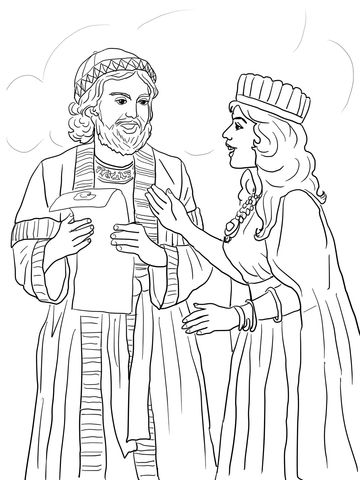 Queen Esther Coloring Pages