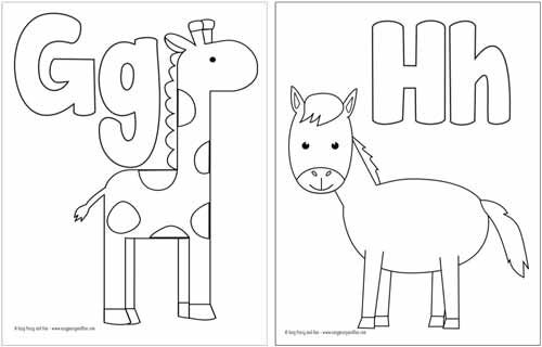 Alphabet Coloring Worksheets For Kindergarten
