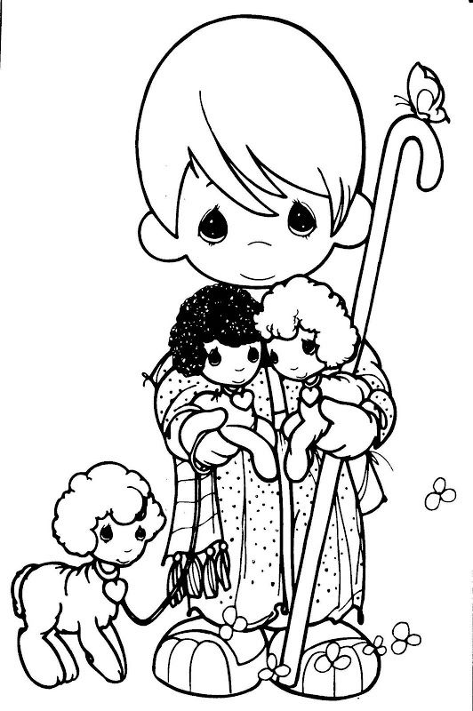 Angel Prayer Precious Moments Coloring Pages