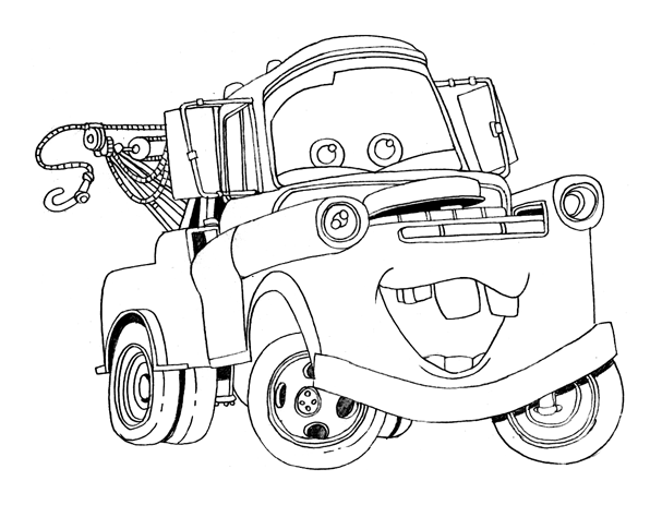 Free Cars Printable Coloring Pages