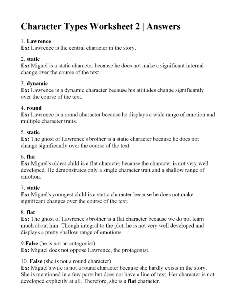 Figurative Language Worksheet 2 Answers Pdf