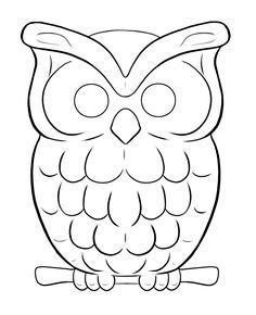 Coloring Owl Clipart