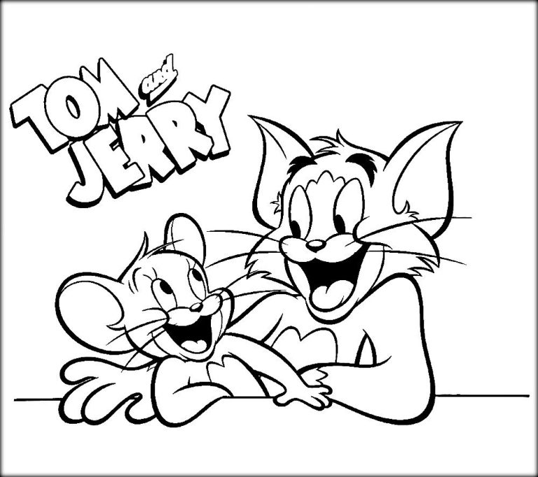 Tom And Jerry Coloring Pages Printable