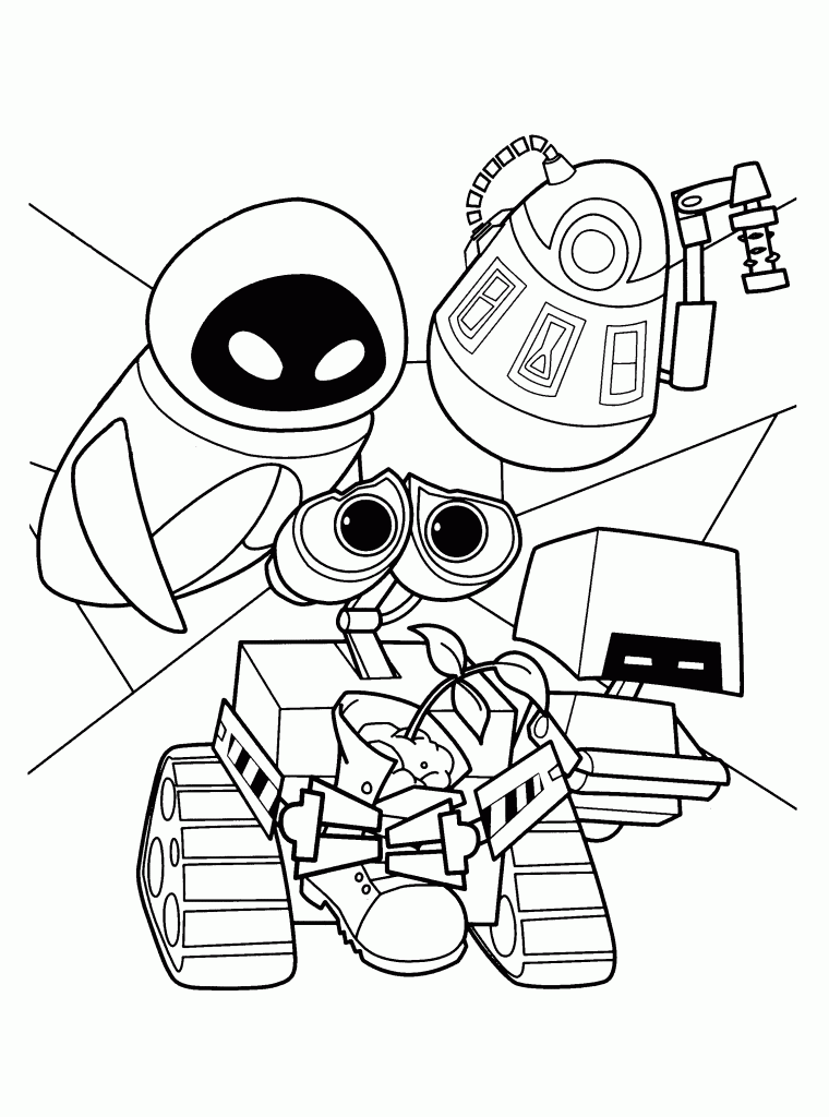 Printable Wall-e Coloring Pages