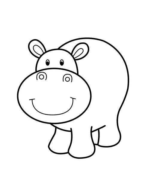 Animal Coloring Pages For Toddlers Free