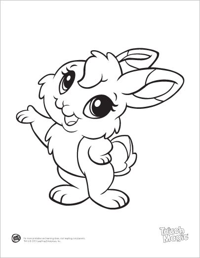 Animal Cute Magical Animal Printable Coloring Pages