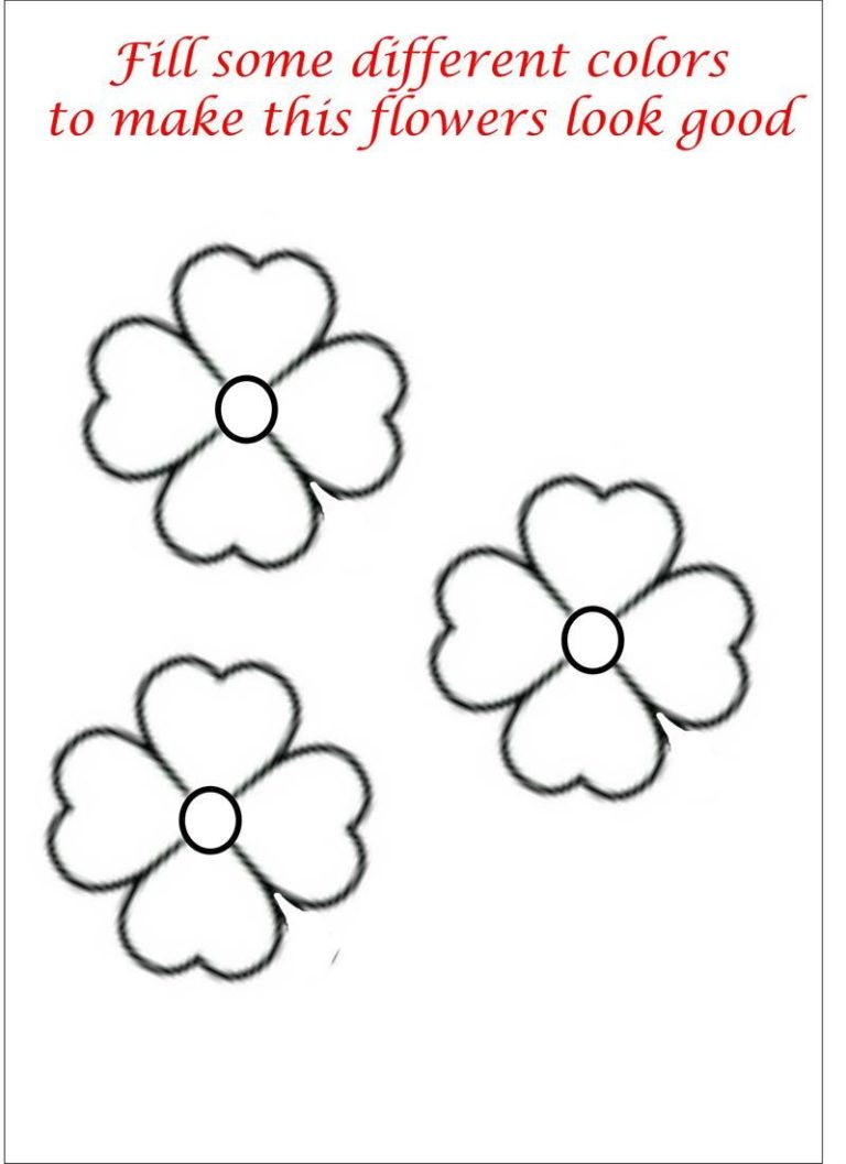 Easy Small Coloring Pages
