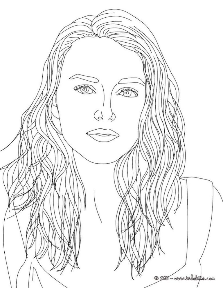 Celebrity Coloring Pages Printable