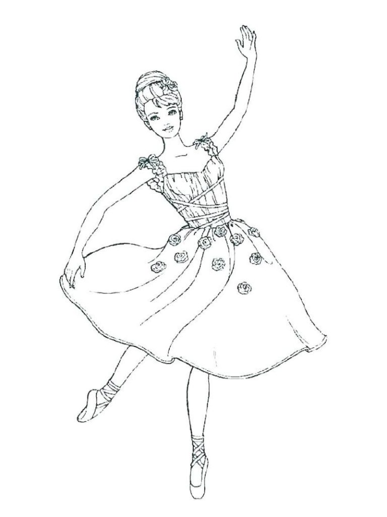 Ballerina Coloring Images
